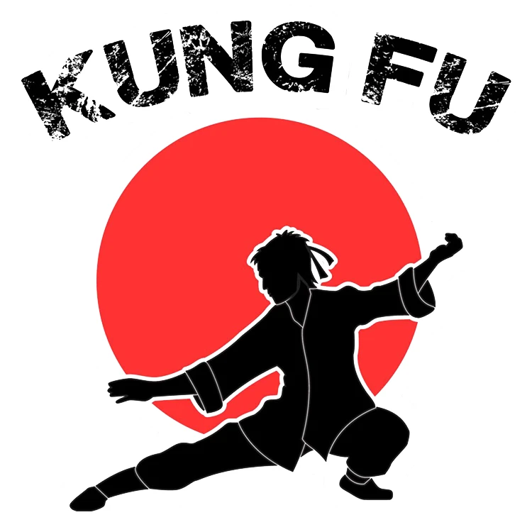 استیکر پارچه و لباس پاد آفرین مدل کونگفو کد 3203