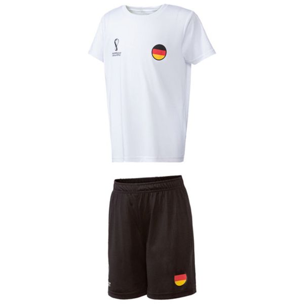 ست تی شرت و شلوارک ورزشی پسرانه فیفا مدل تیم آلمان