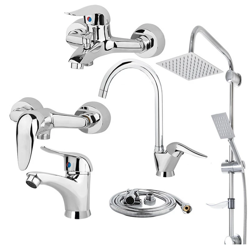 ست شیرآلات ایلمان مدل اردکی Y.Z 2008 مجموعه 6 عددی