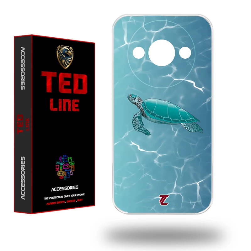 کاور تد لاین طرح لاک پشت کد 1100 مناسب برای گوشی موبایل شیائومی Redmi A3