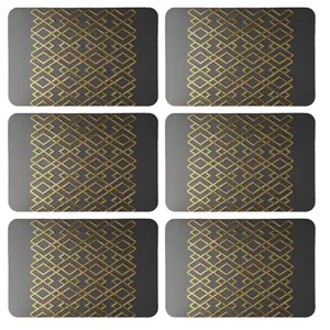 زیربشقابی طرح کلاسیک کد 8863 بسته 6 عددی 