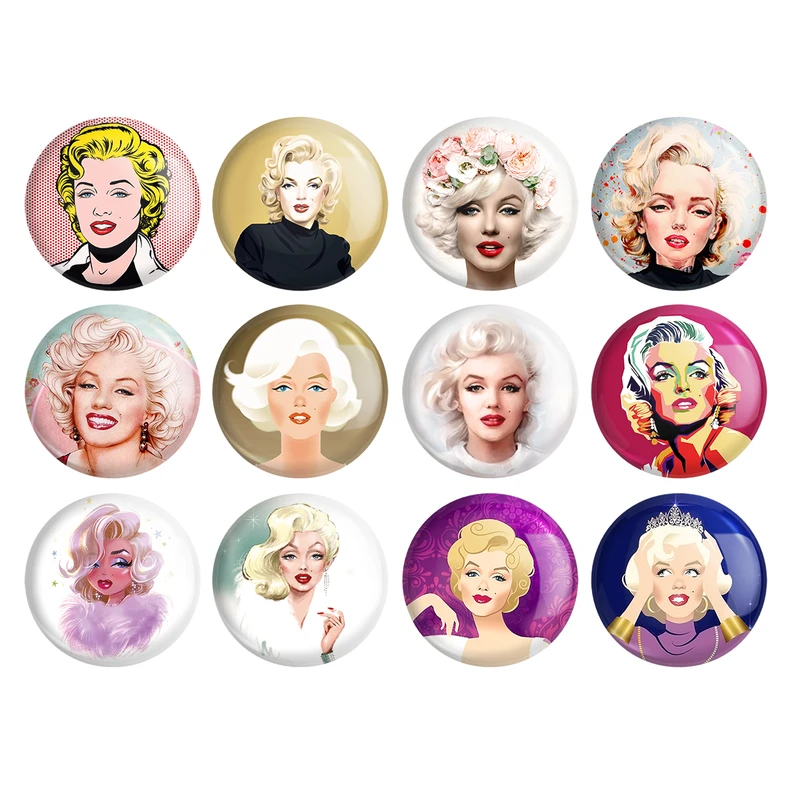 پیکسل خندالو طرح مرلین مونرو کد 250 مجموعه 12 عددی