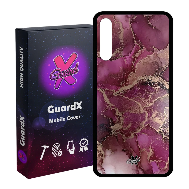 کاور گارد ایکس طرح ماربل مدل Glass10271 مناسب برای گوشی موبایل هوآوی Y8P / P Smart S