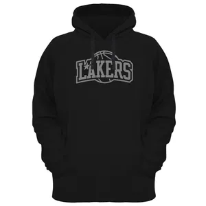 هودی مردانه مدل LAKERS کد BH003 رنگ مشکی