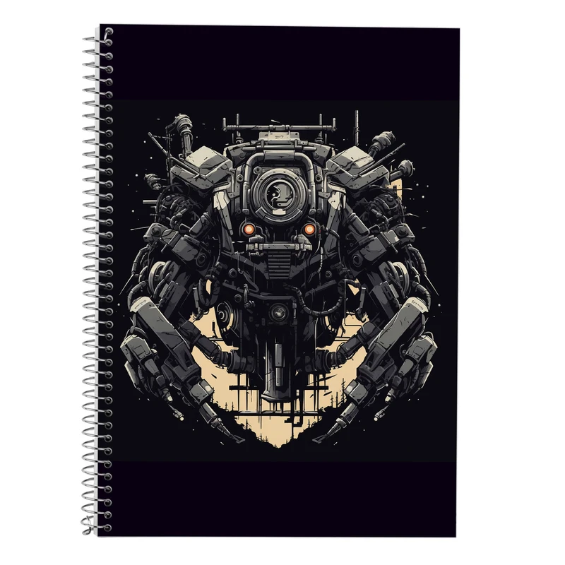 دفتر زبان 50 برگ مدوپد مدل دوخط طرح Fullmetal Alchemist کد DF2349