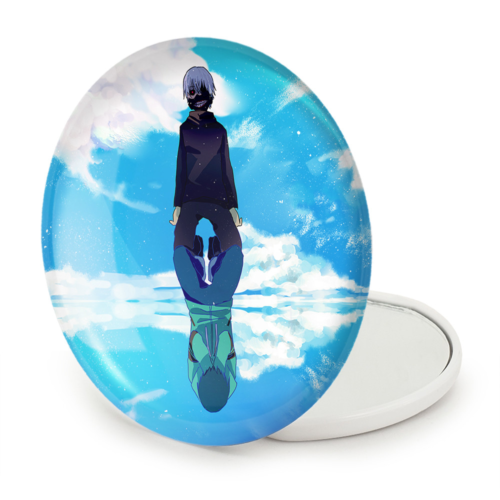 آینه جیبی خندالو طرح کانکی کن انیمه توکیو غول Tokyo Ghoul مدل تاشو کد 11912