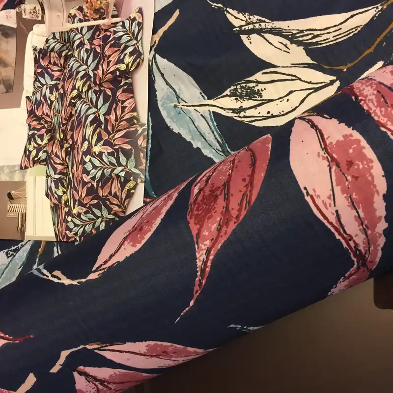 پارچه ملحفه مدل برگی