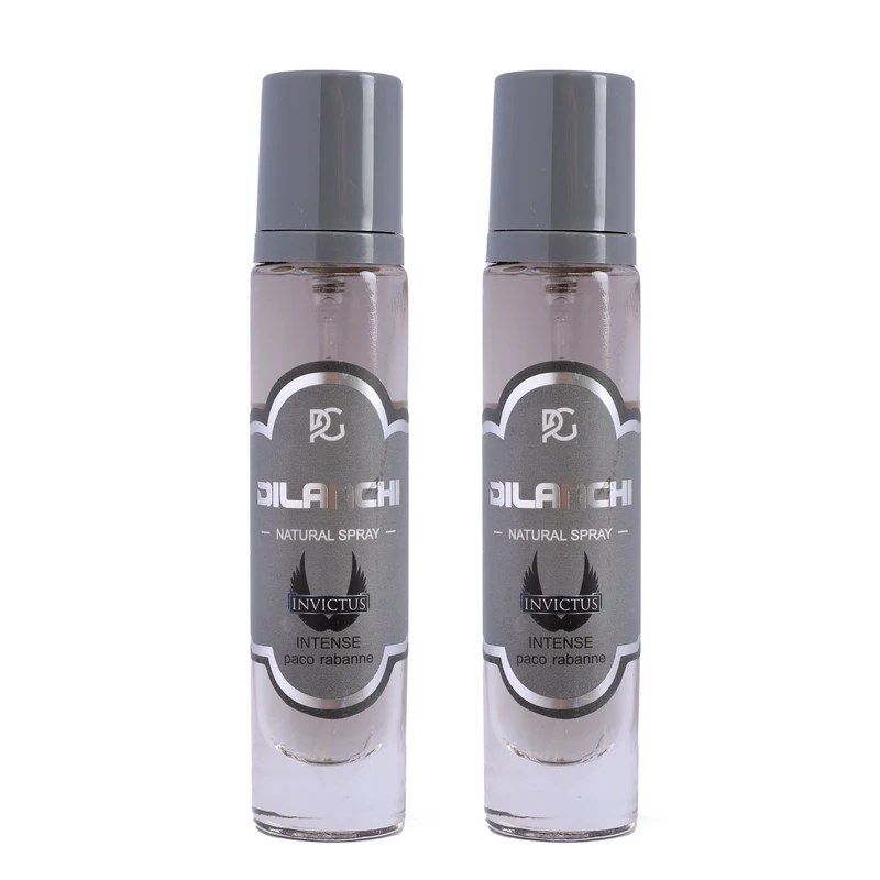 عطر جیبی مردانه دیلانچی مدل اینوکتوس با رایحه شیرین حجم 30 میلی‌لیتر مجموعه 2 عددی