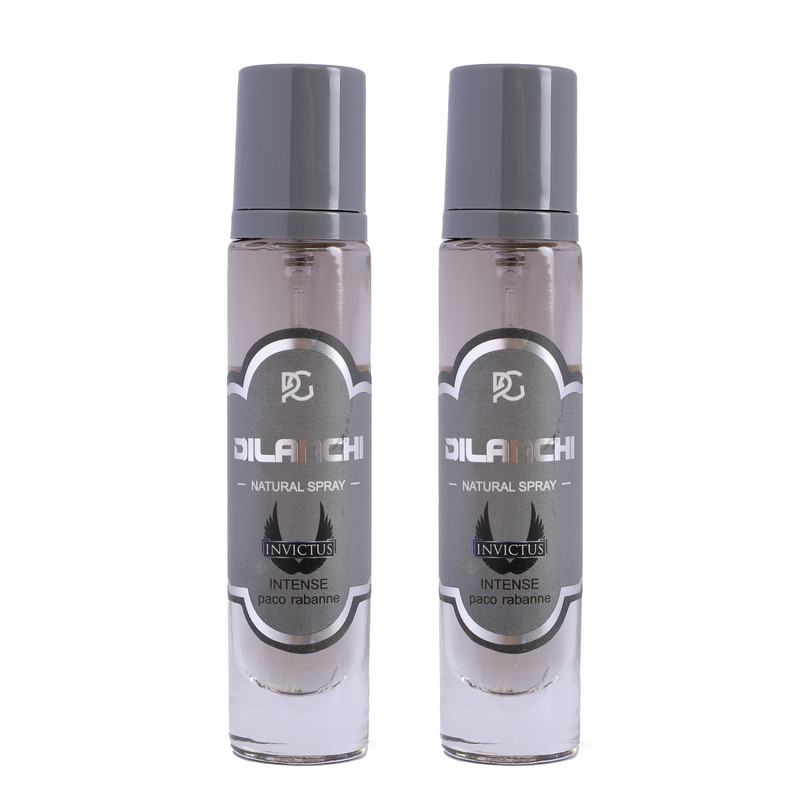 عطر جیبی مردانه دیلانچی مدل اینوکتوس با رایحه شیرین حجم 30 میلی‌لیتر مجموعه 2 عددی