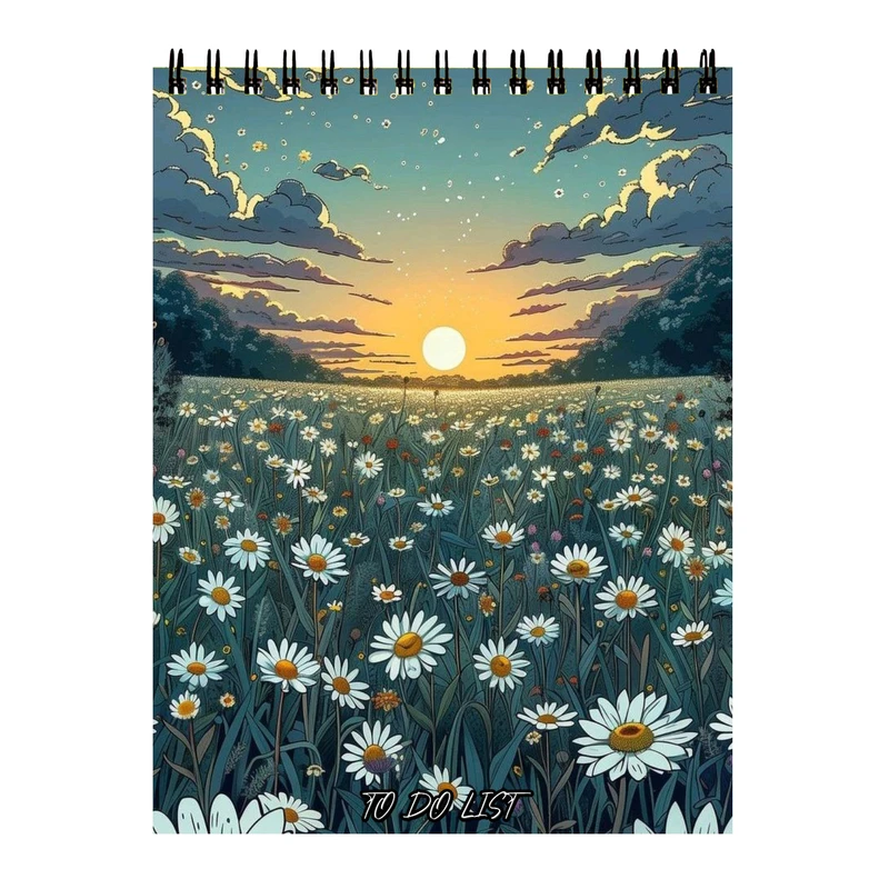 دفتر برنامه ریزی 60 برگ طرح گل بابونه کد 378