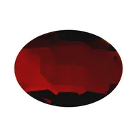 سنگ زینتی یاقوت سرخ مدل تراش بیضی