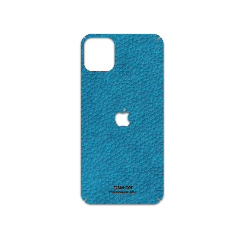 برچسب پوششی ماهوت مدل Blue-Leather مناسب برای گوشی موبایل اپل iPhone 11