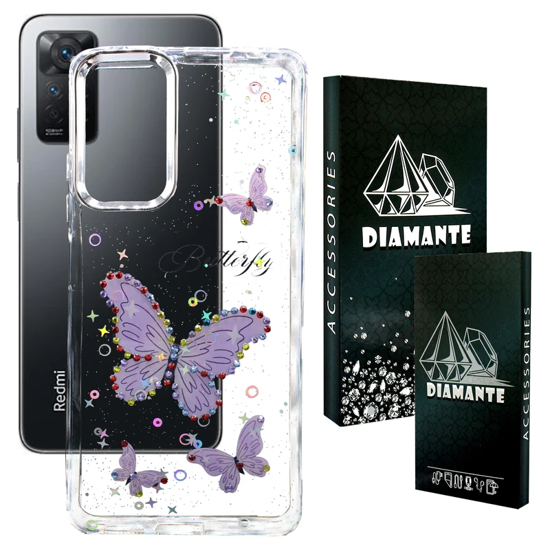 کاور دیامانته مدل Butterfly Bk مناسب برای گوشی موبایل شیائومی Redmi Note 11 Pro 4G