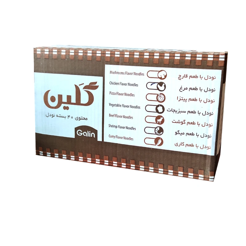 نودل گلین - 70 گرم بسته 40 عددی