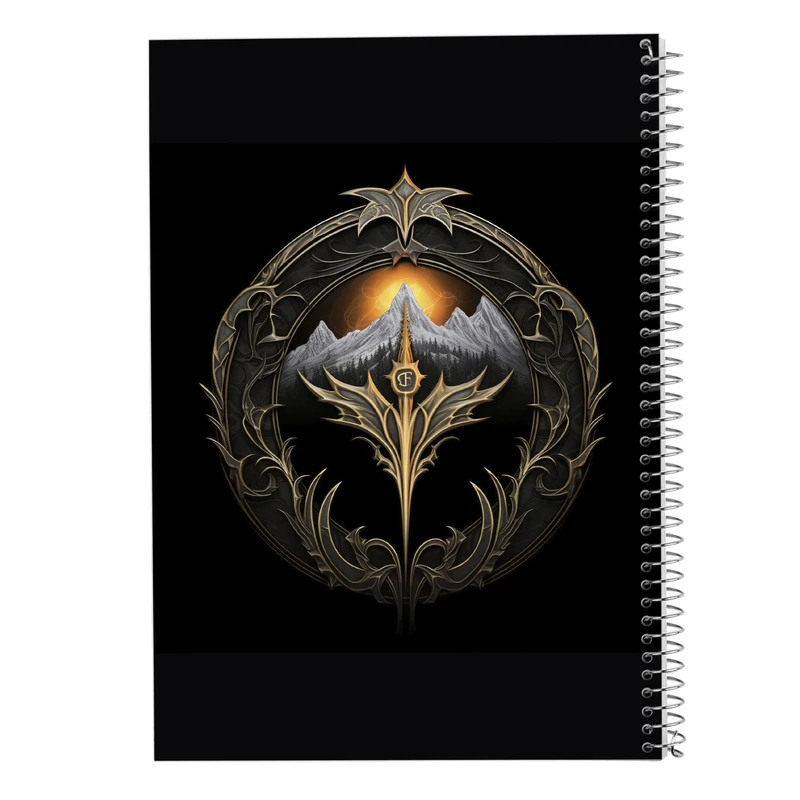 دفتر مشق 50 برگ مدوپد مدل ارباب حلقه ها The Lord of the Rings کد DF2984
