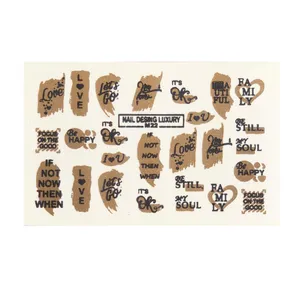 استیکر طراحی ناخن مدل M2-22