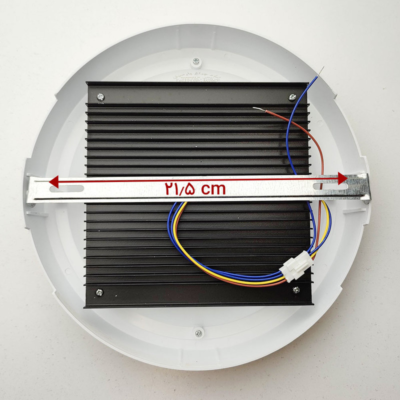 چراغ سقفی سنسوردار شاهچراغ مدل 24 طرح روژان روکار گرد