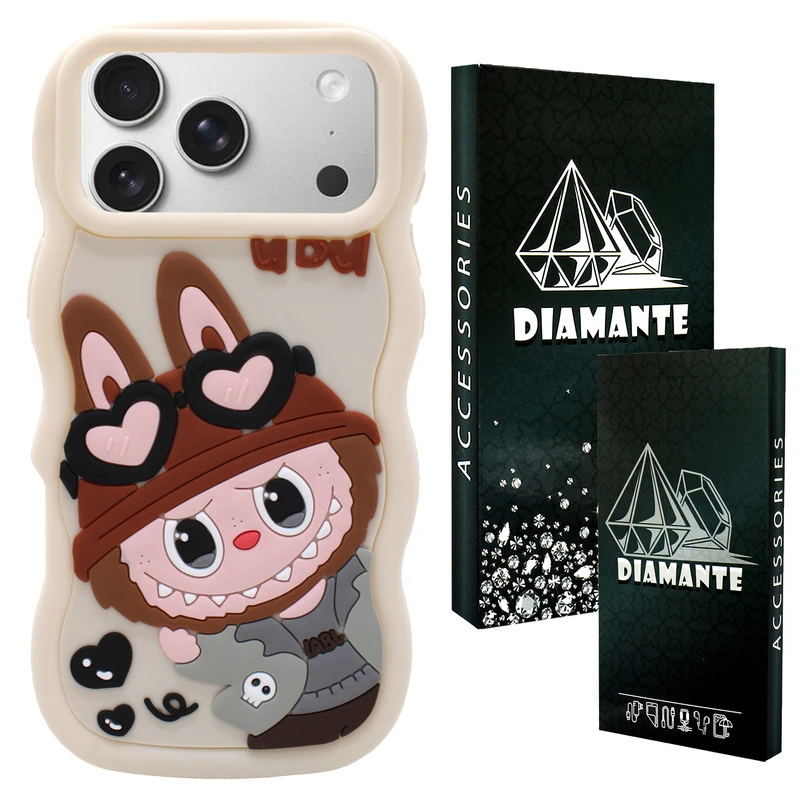 کاور دیامانته مدل Cream Bk مناسب برای گوشی موبایل اپل iPhone 17 Pro 