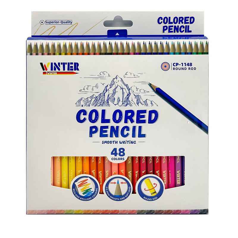 مداد رنگی 48 رنگ وینتر کد 50