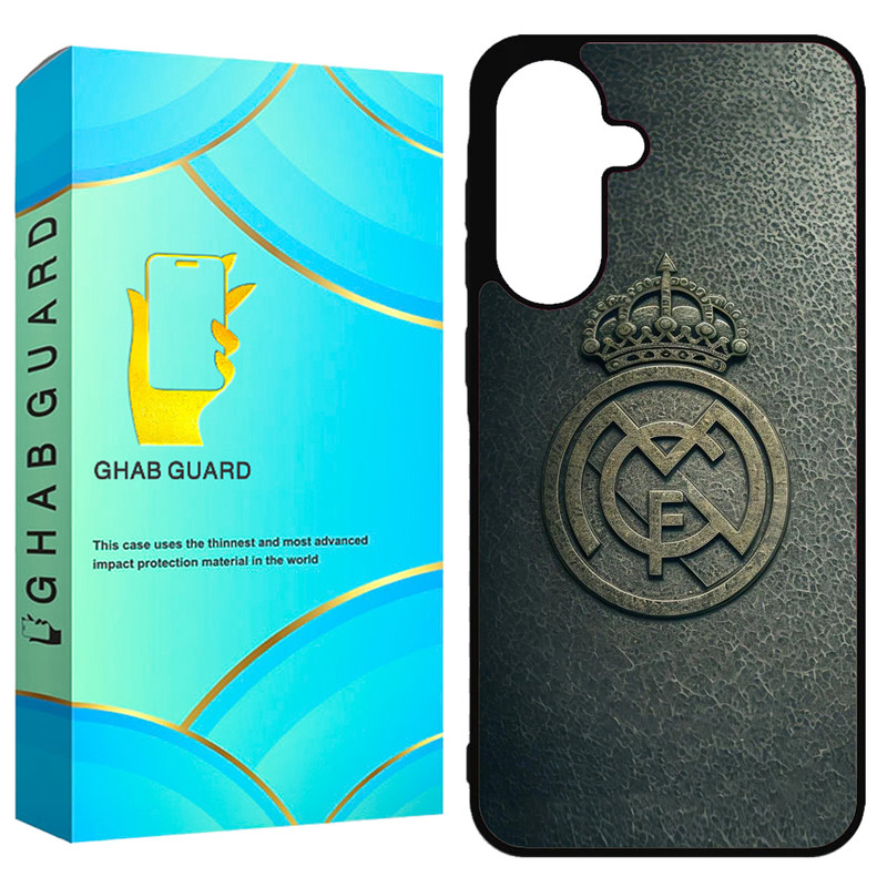 کاور قاب گارد طرح رئال مادرید مدل GA36 مناسب برای گوشی موبایل سامسونگ Galaxy A36