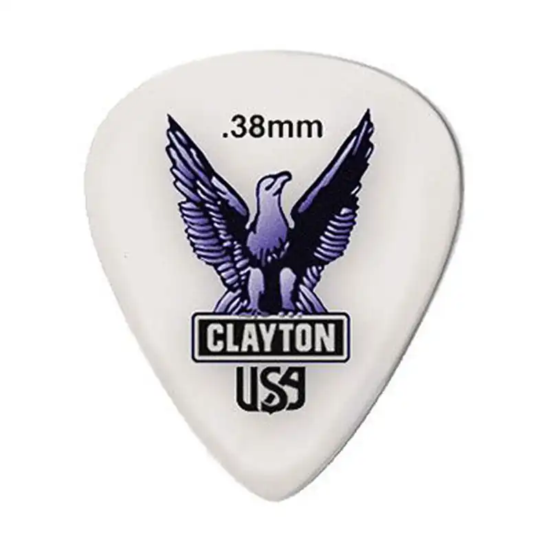 پیک گیتار الکتریک کلایتون مدل Acetal 0.38 mm طرح استاندارد