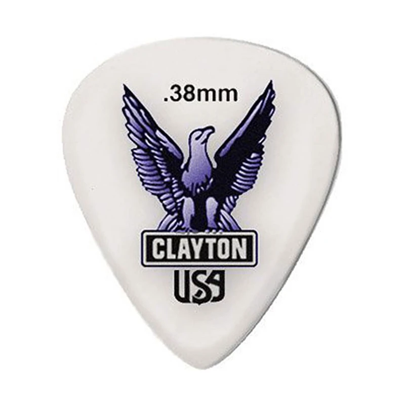 پیک گیتار الکتریک کلایتون مدل Acetal 0.38 mm طرح استاندارد
