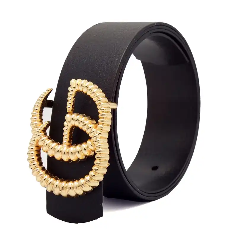 کمربند زنانه مدل  3.5 سانت چرم صنعتی BK866IN