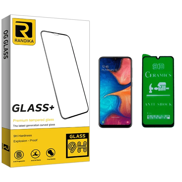 محافظ صفحه نمایش 9D راندیکا مدل GLD مناسب برای گوشی موبایل سامسونگ Galaxy A20 / A30 / A50 / M30