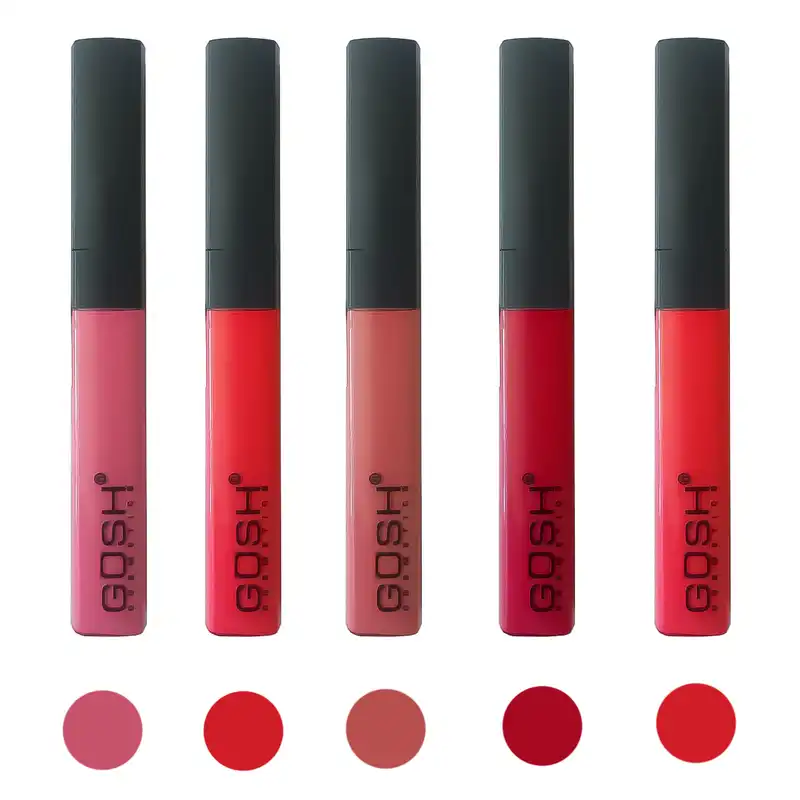 رژ لب مایع گاش مدل MATE  مجموعه 5 عددی