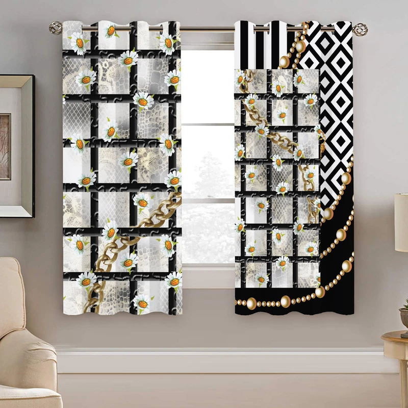 پرده نیروانا طرح مدرن گل مدل مخمل کد 4475 سایز 140×200 سانتی متر