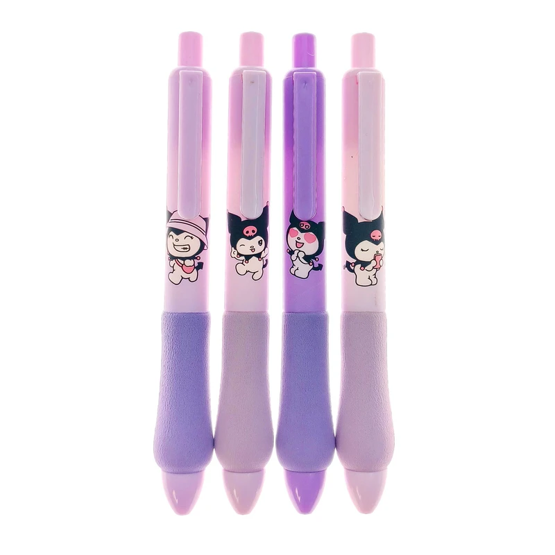 خودکار 0.5 میلیمتری مدل گریپ دار طرح کرومی بسته 4 عددی