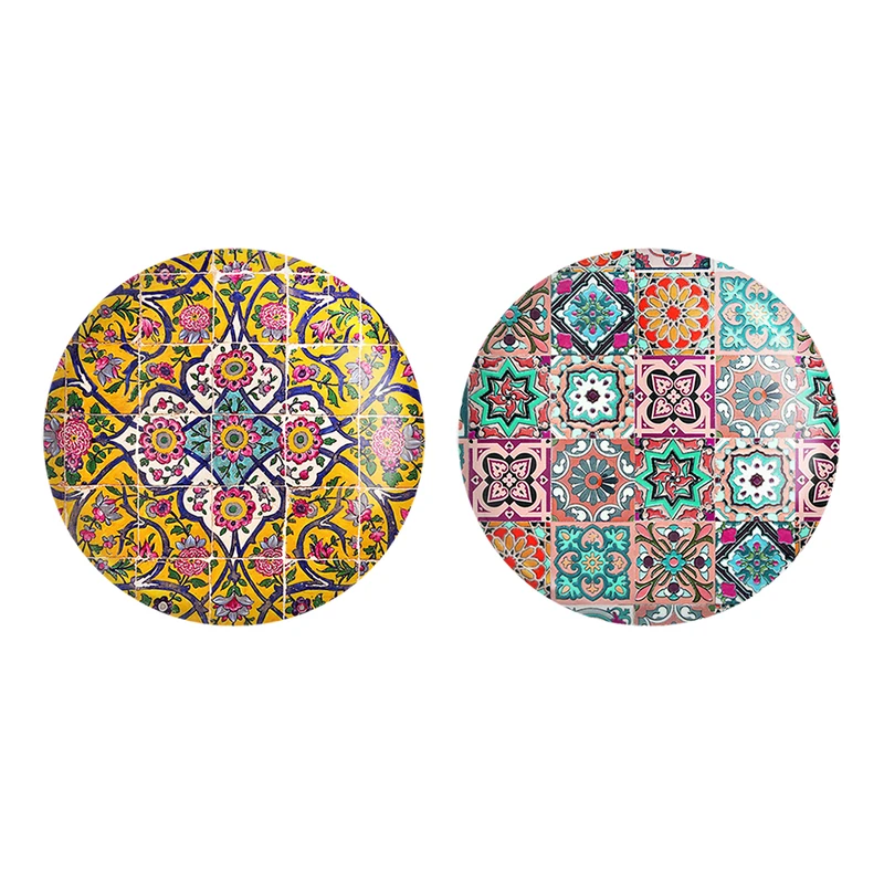 مگنت خندالو طرح کاشی کد 21922193 مجموعه 2 عددی