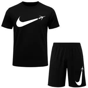 ست تی‌شرت آستین کوتاه و شلوارک راحتی مردانه مدل A183