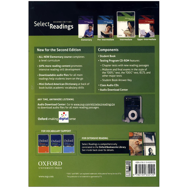کتاب Select Readings intermediate 2ed اثر Linda Lee انتشارات آکسفورد کتاب Select Readings intermediate 2ed اثر Linda Lee انتشارات آکسفورد