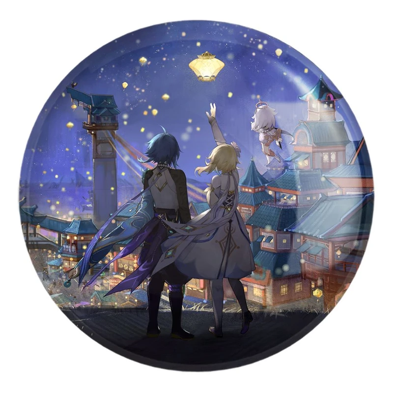 پیکسل خندالو طرح بازی گنشین ایمپکت Genshin Impact کد 24613 مدل بزرگ