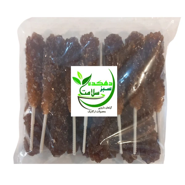 نبات قهوه ای نی دار دهکده سبز سلامت - 500 گرم