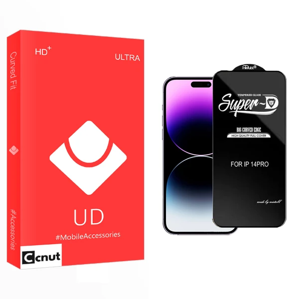 محافظ صفحه نمایش کوکونات مدل UD super-D مناسب برای گوشی موبایل اپل iPhone 14 pro