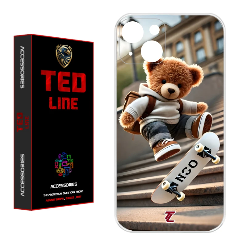 کاور تد لاین طرح تدی کد 1117 مناسب برای گوشی موبایل اپل Iphone 13 / 14 