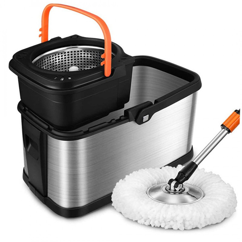 ست سطل و زمین شوی چرخشی مدل SPIN MOP