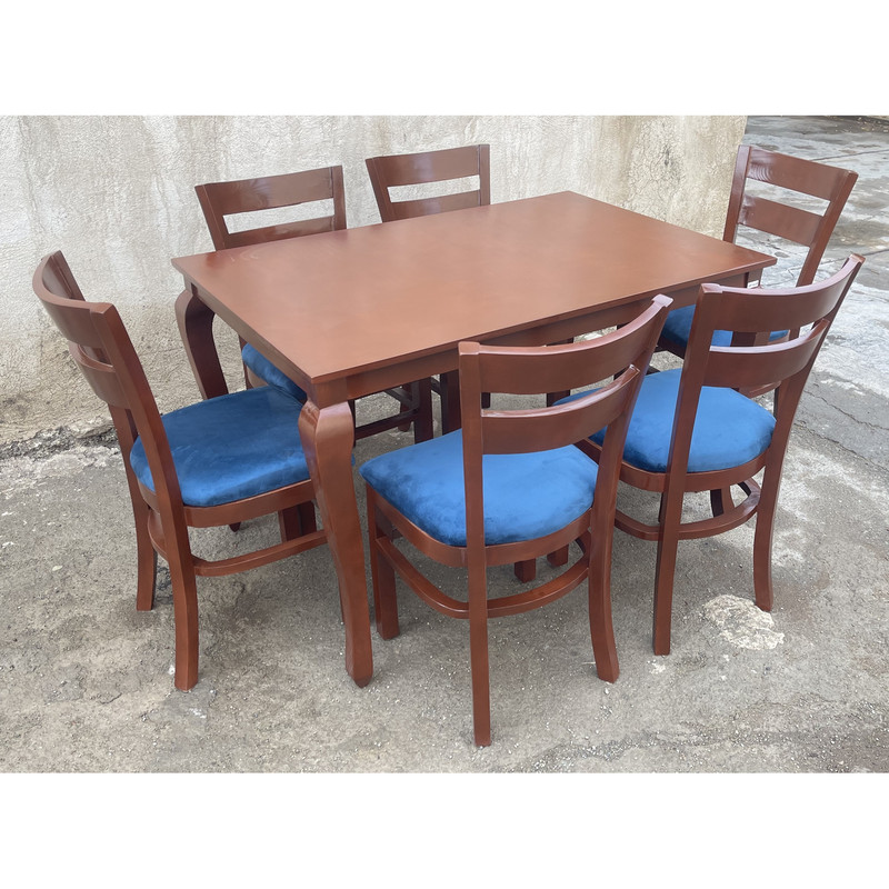 میز و صندلی ناهارخوری 6 نفره گالری چوب آشنایی مدل 791