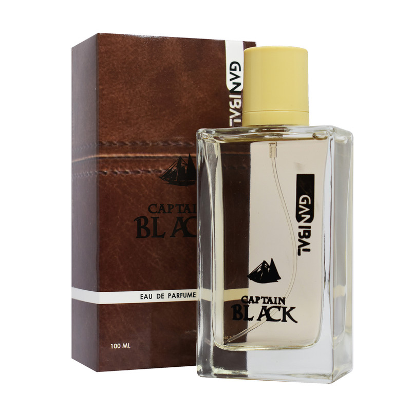 ادو پرفیوم مردانه گانیبال مدل کاپیتان بلک حجم 100 میلی لیتر ادو پرفیوم مردانه گانیبال مدل کاپیتان بلک حجم 100 میلی لیتر