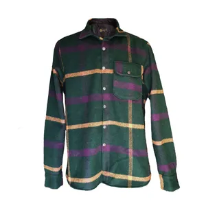 پیراهن آستین بلند مردانه مدل پشمی ضخیم