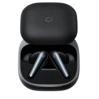 هدفون بلوتوثی انکر مدل Soundcore Liberty 5 با نویز کنسلینگ فعال (ANC)، درگاه شارژ USB Type-C، تا 30 ساعت زمان پخش موسیقی، دارای سنسور نوری داخل گوش و مقاوم در برابر رطوبت و عرق