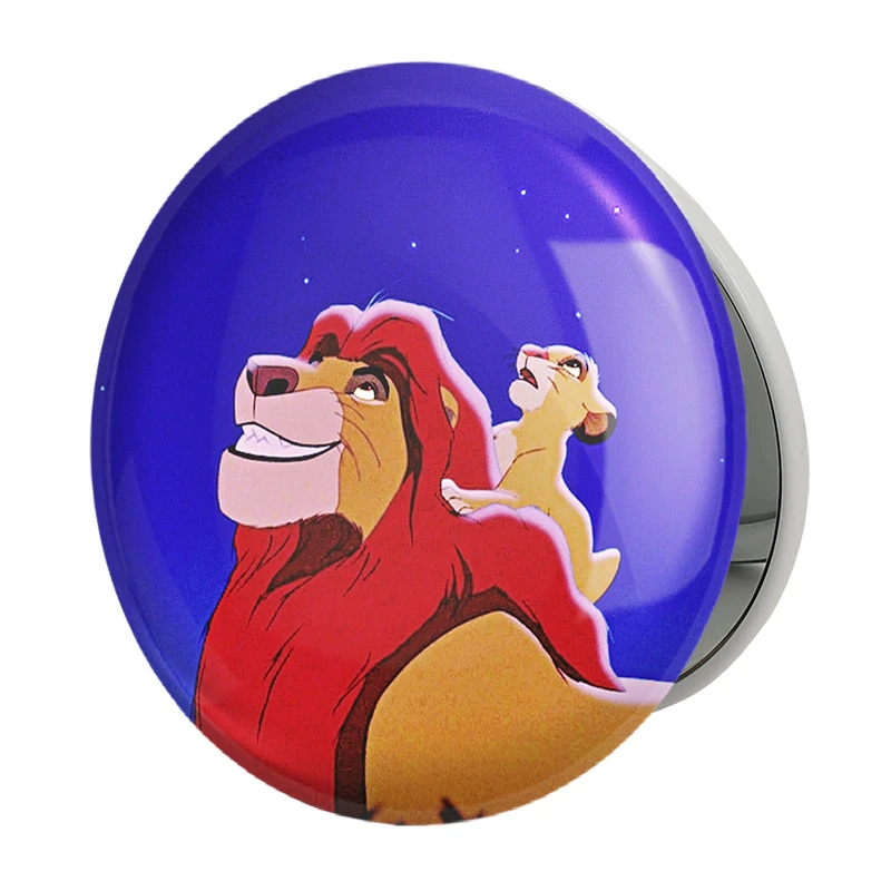 آینه جیبی خندالو طرح شیرشاه Lion King مدل تاشو کد 10699 