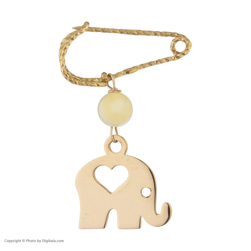 سنجاق سینه طلا 18 عیار پرسته مدل 14077498