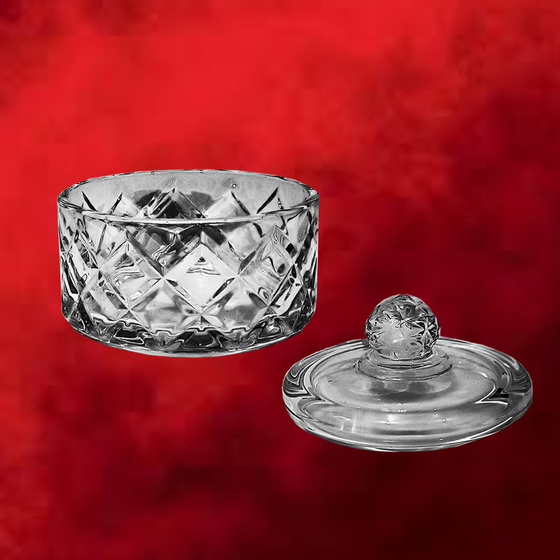 قندان مدل کلاسیک طرح لوزی متوسط کد F5303