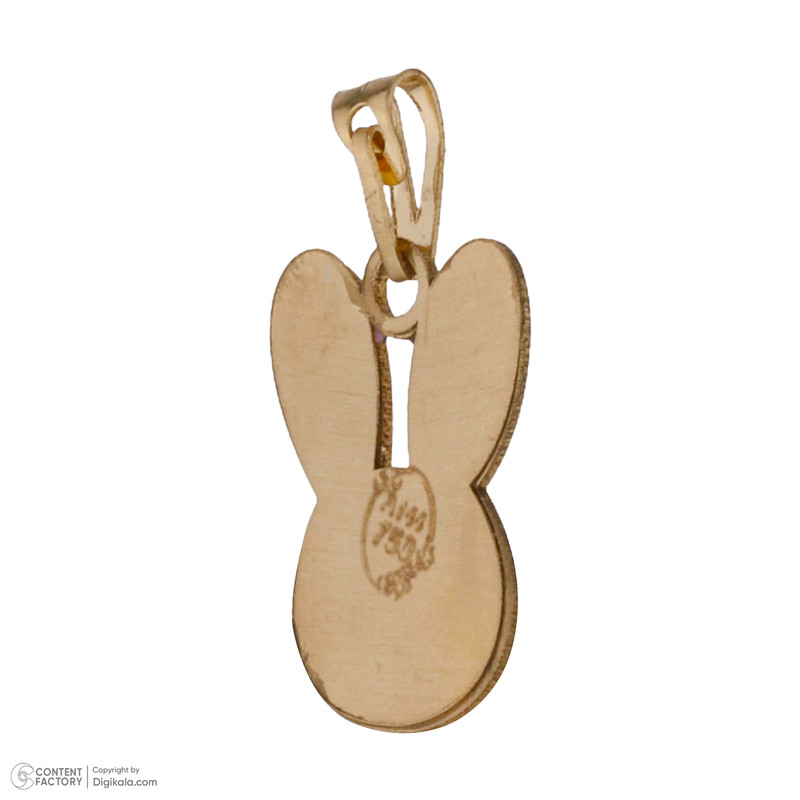 آویز گردنبند طلا 18 عیار دخترانه طلای مستجابی مدل 55103 آویز گردنبند طلا 18 عیار دخترانه طلای مستجابی مدل 55103