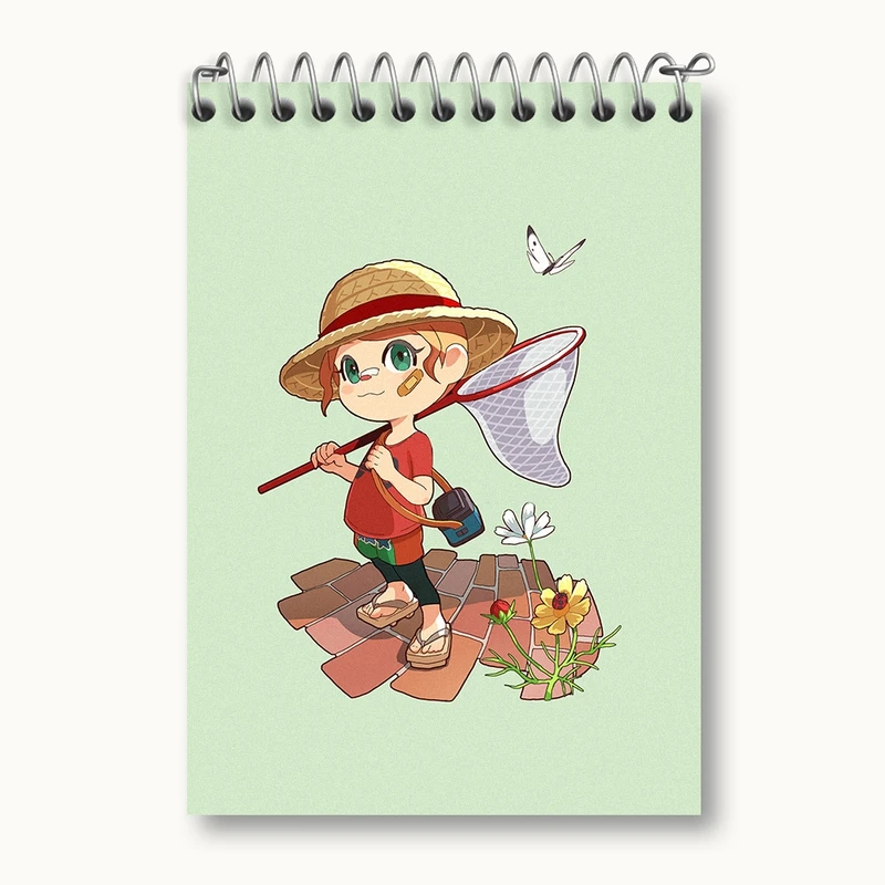 دفتر یادداشت 50 برگ خندالو مدل بازی انیمال کراسینگ (Animal Crossing) کد 32662