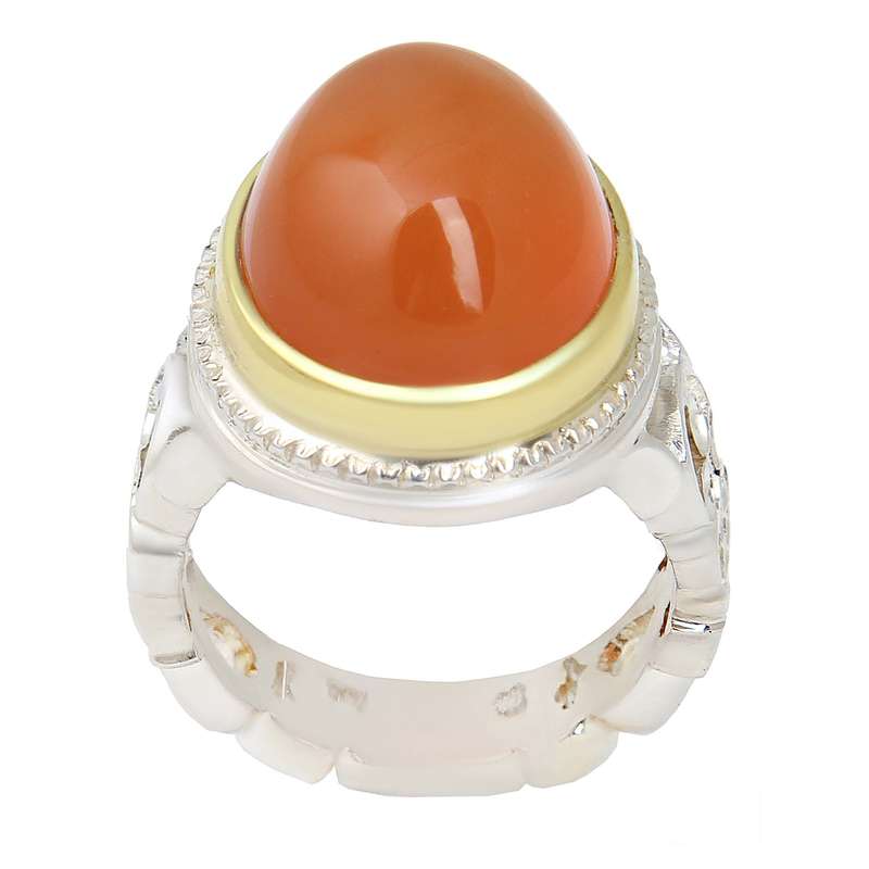 انگشتر نقره مردانه بازرگانی میلادی مدل عقیق یمانی کهنه کد AM_2323