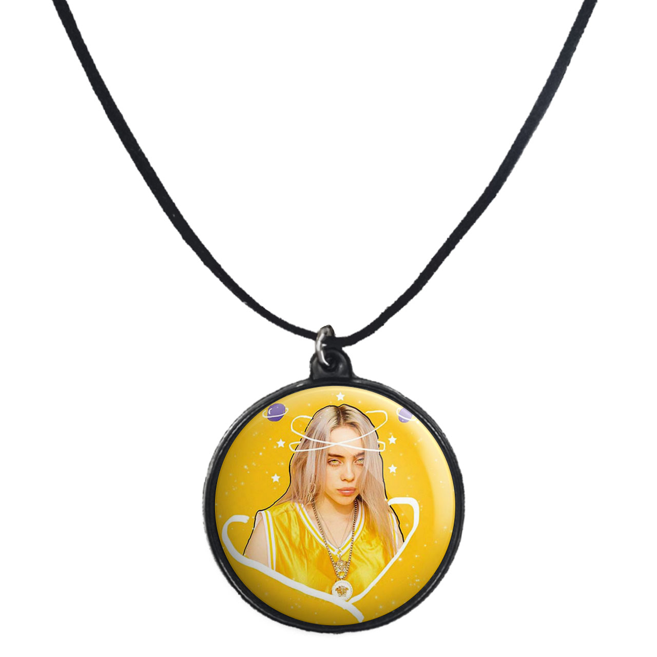 گردنبند پرمانه طرح بیلی آیلیش کد pmb.72 مدل دو طرفه